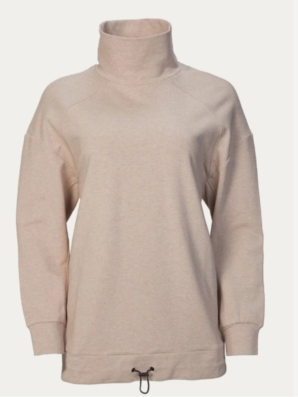Varley Cream Morrison Sweater Athleisure Neutral Lounge Activewear